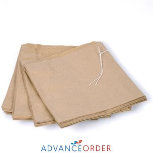 Brown Kraft Take Away Bags-(7"x7" strung)-1x1000
