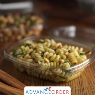 Fresco Oval Salad Container 250ml 1x600
