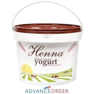 Henna Fat Free Natural Set Yoghurt-1x10kg