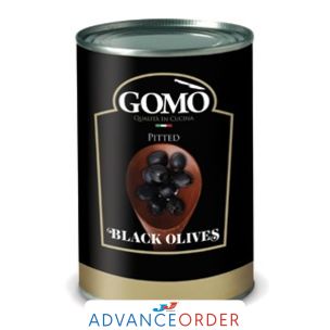 Gomo Pitted Black Olives-1x4.15kg