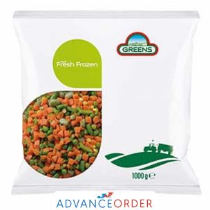 Greens Frozen Mix Vegetables (Bags)-1x1kg