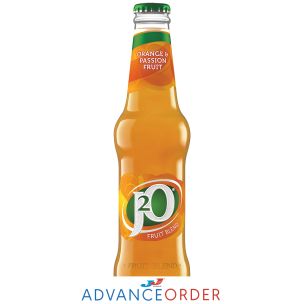 J2O Orange & Passion Fruit Glass Bottle-24x275ml