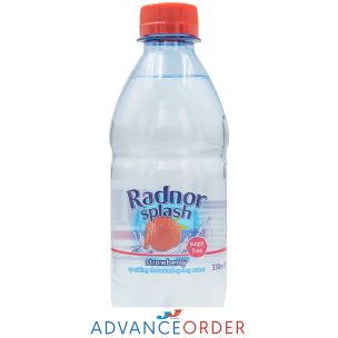 Radnor Splash Strawberry Sparkling Water-24x330ml