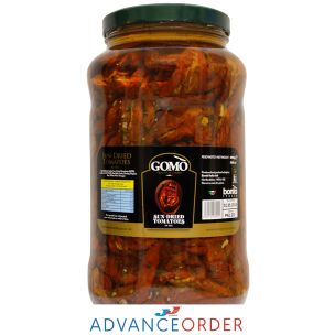 Gomo Sun-Dried Tomatoes in Oil Glass 1x3.1L