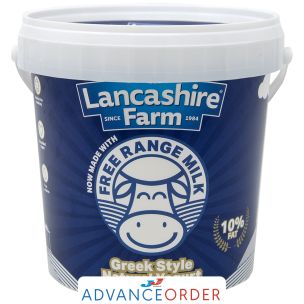 Lancashire Farm Greek Style Luxury Strained Yoghurt (Suzme) (10% Fat)-1x1kg