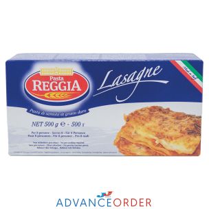 Pre-Cooked Plain Reggia Lasagne-12x500g