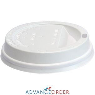 12/16oz White Cup Lids 1x1000