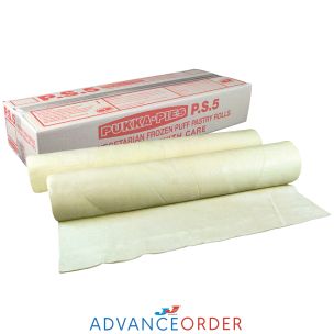 Pukka Pre-Sheeted Puff Pastry Rolls-2x10kg