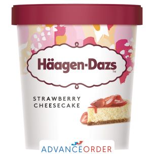 Haagen Dazs Strawberry Cheesecake Ice Cream-8x460ml