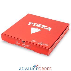 9" Premium Full Colour Pizza Boxes-1x100
