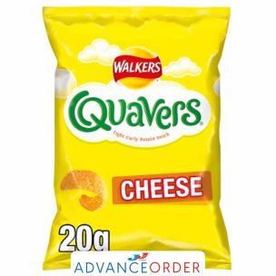 Walkers Quavers Cheese Snacks Crisps -32x20g
