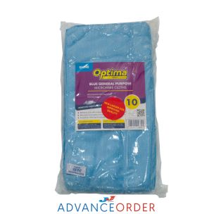 Optima Microfibre Cloth Blue 1x10