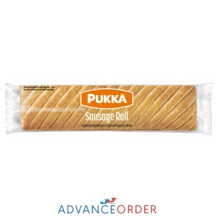 Pukka Wrapped Cooked Sausage Rolls-1x12