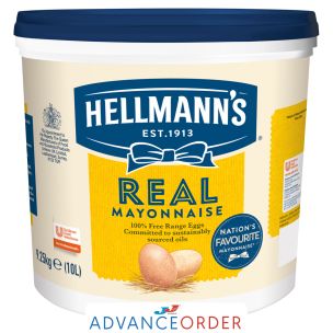 Hellmann's Real Mayonnaise Bucket 1x10L
