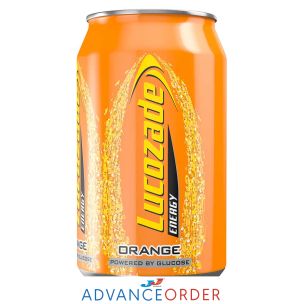 Lucozade Orange Can-24x330ml
