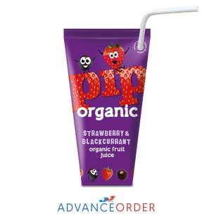 Pip Organic Kids Strawberry & Blackcurrant Juice 24x180ml