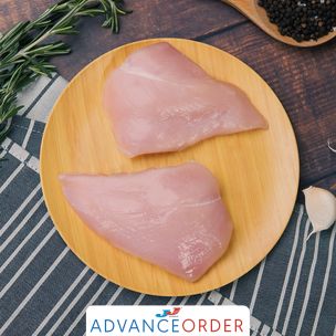 JJ IQF Halal Raw Chicken Fillets (90-110g approx.)-5x2kg