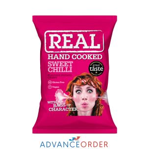 Real Handcooked Crisps Sweet Chilli-24x35g