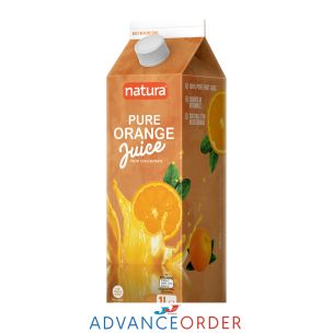 Natura Pure Smooth Orange Juice Carton 12x1L