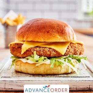 Quorn Vegan ChiQin Buttermilk Burger (100gm) 1x2kg