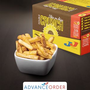 JJ Super Crisp Double Crunch 3/8 Skin On Chips 4x2.27kg