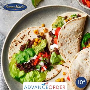 Santa Maria 10" Ambient Flour Tortilla Wraps 5x10