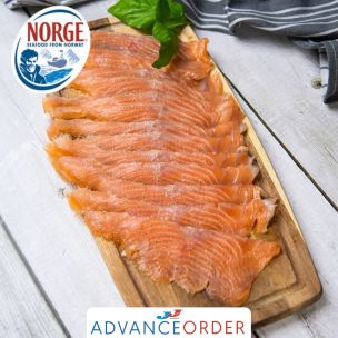 Norwegian Cold Smoked Salmon Pre-sliced Whole Fillet (Price per Kg) Apprx 1.2kg