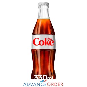 Diet Coke Glass Bottles-(GB)-24x330ml