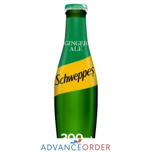 Schweppes Canada Dry Ginger Ale (Glass Bottles)-24x200ml