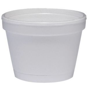 Dart 8oz Food Container Polystyrene Cups (No Lids 8SJ205)-1x500