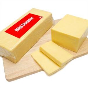 JJ Red Label Mild Block White Cheddar Cheese (Nominal) 1x5kg
