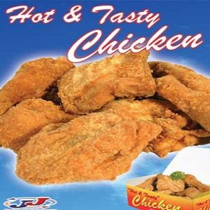 Poster-Hot & Tasty Chicken Pieces