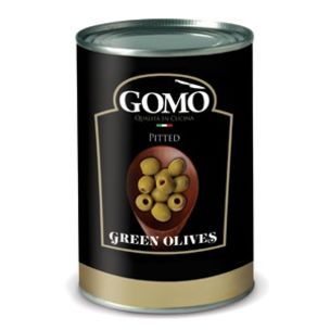 Gomo Pitted Green Olives-1x4.15kg