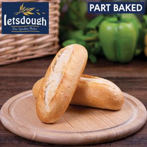 Letsdough Part Baked Petit Pain Sandwich (17cm)-45x86g