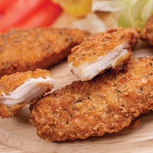 JJ Halal Crispy Southern Fried Chicken Strips-2x1kg