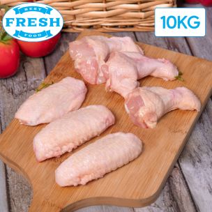 Fresh Halal Mixed Wings (Prime & Mid)-1x10kg