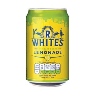 R Whites Lemonade Cans-24x330ml
