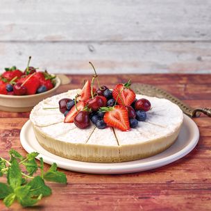 Menuserve Gluten Free Vegan Baked NY Style Cheesecake (Pre-Portioned)-1x14