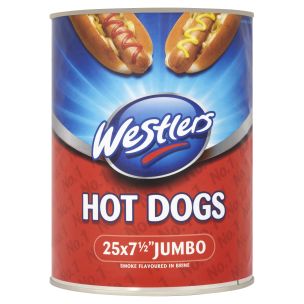 Westlers Jumbo Hot Dog 25x7.5"