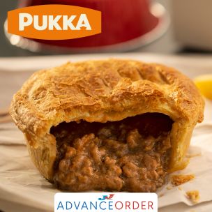 Pukka Unwrapped Cooked Beef & Onion Pie-1x12