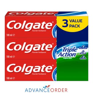 Colgate Toothpaste Triple Action 3x100ml