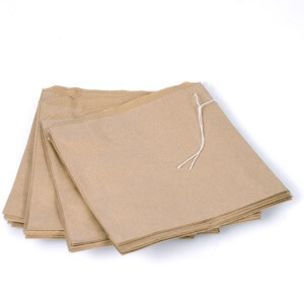 Brown Kraft Take Away Bags-(10"x10" strung)-1x1000