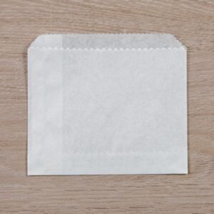 White Paper Gusset Chips Bags (4"x6"x4") 1x1000