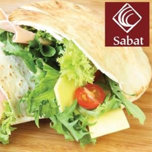 Sabat Large White Pitta Breads-(Frozen)-30x6