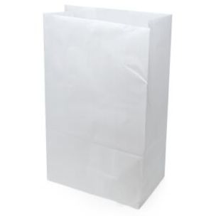 White Large Paper SOS Bags (12"x19"x17")-1x100
