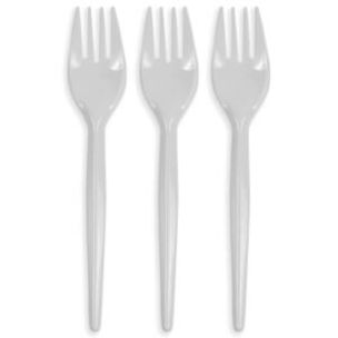 4Flame Medium-Weight Plastic Forks 10x100