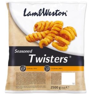 Lamb Weston Seasoned Twister Fries-4x2.5kg