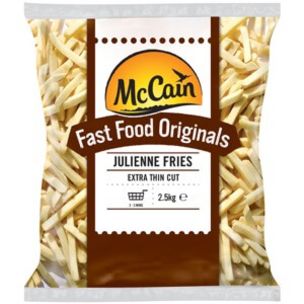 McCain Fast Food Originals Julienne Fries-4x2.5kg