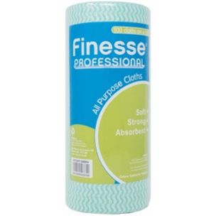 Finesse 100 All Purpose Cloth On A Roll Green-1x1