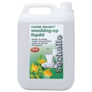 Sechelle Super Velvet Washing Up liquid-2x5L